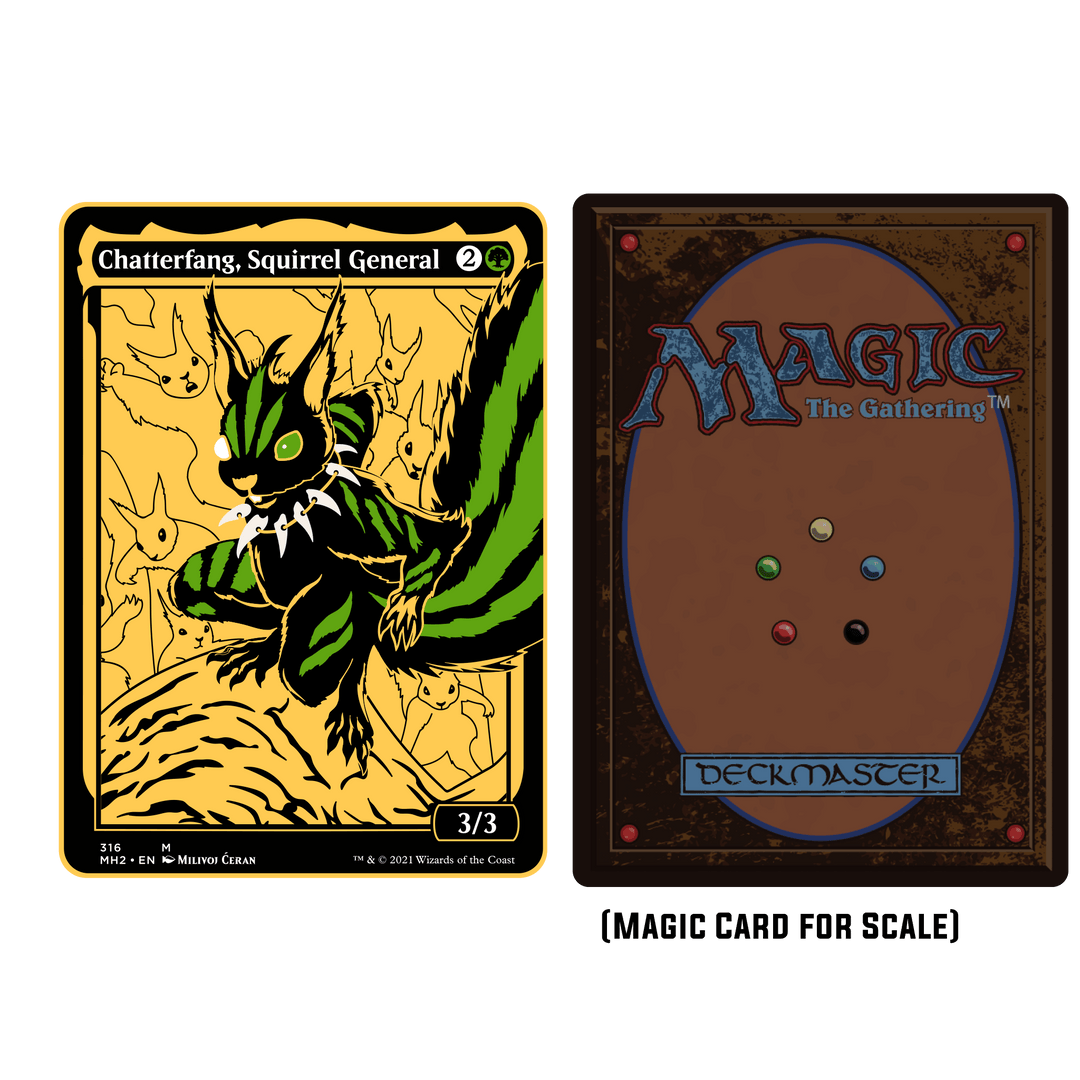 Magic: The Gathering - Chatterfang Commander Token (MH2) - Pinfinity - Augmented Reality Collectible Pins