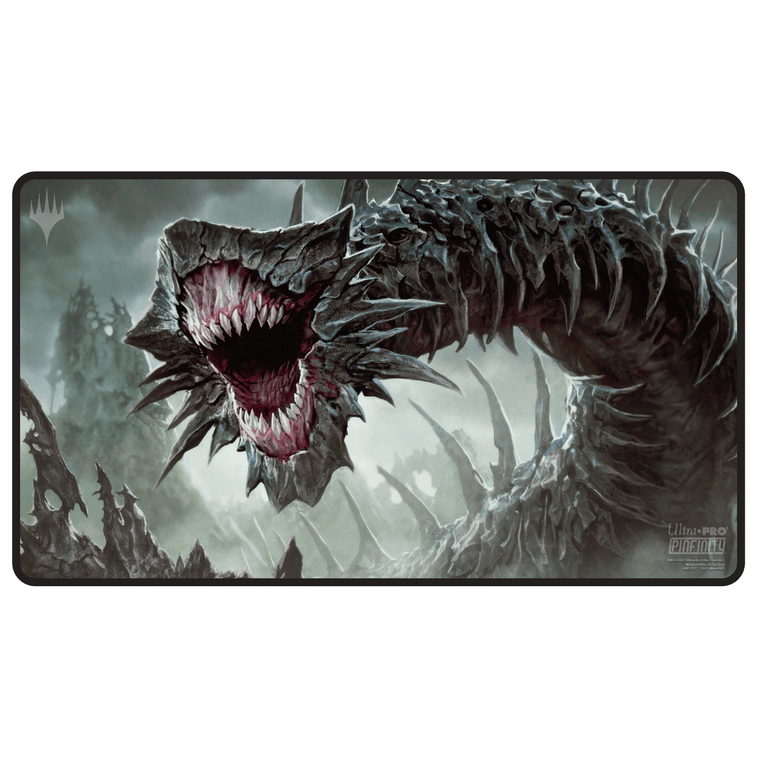Magic: The Gathering - Exclusive UltraPRO Massacre Wurm AR Playmat - Pinfinity - Augmented Reality Collectible Pins