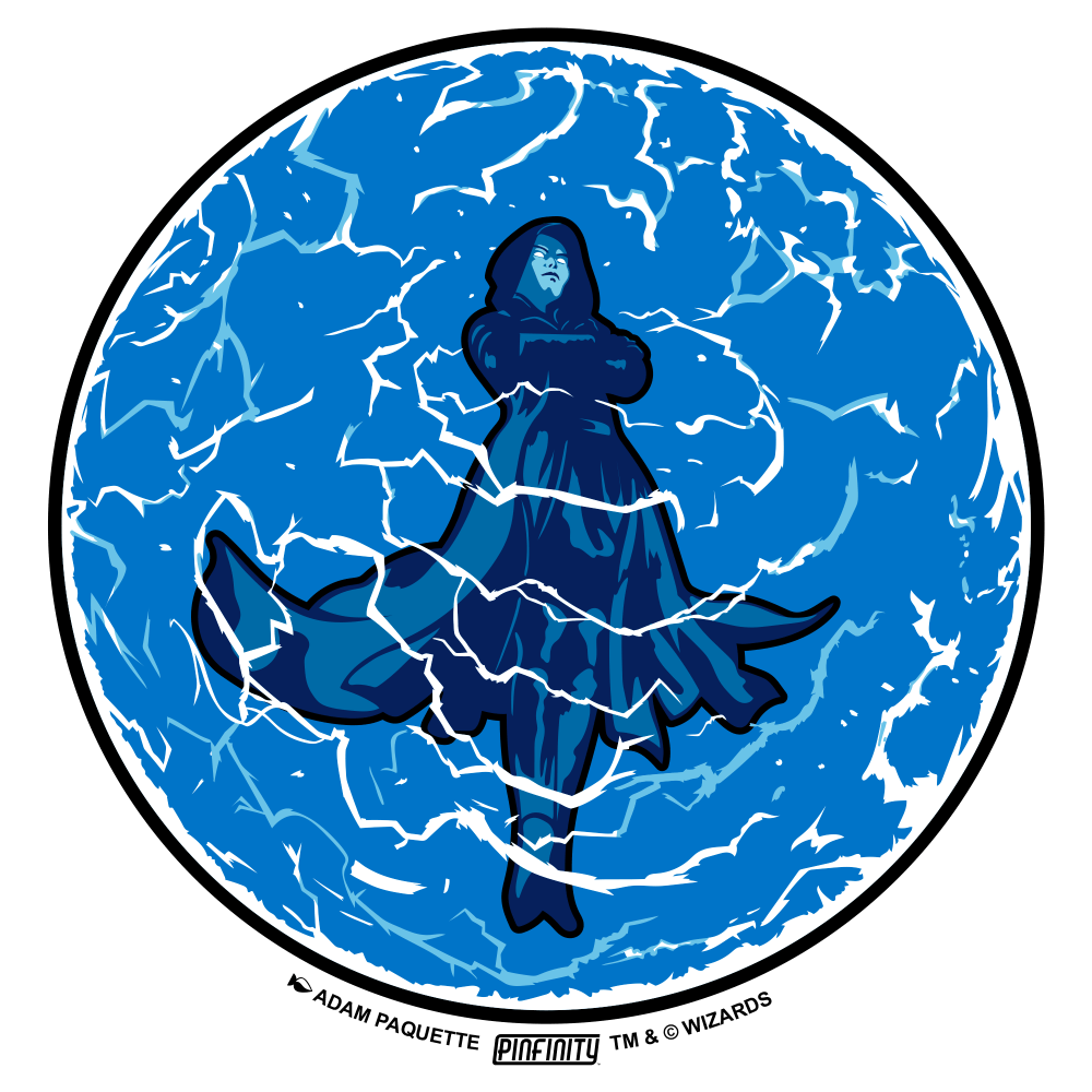 Magic: the Gathering - Force of Negation 3” AR Sticker - Pinfinity - Augmented Reality Collectible Pins