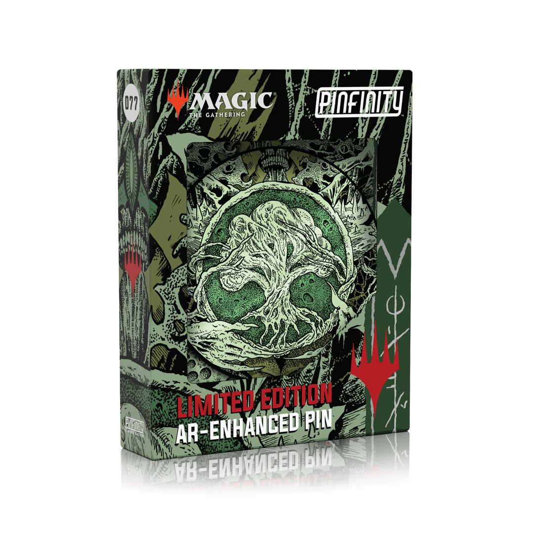 Magic: The Gathering - Infect Forest Pin - Pinfinity - Augmented Reality Collectible Pins