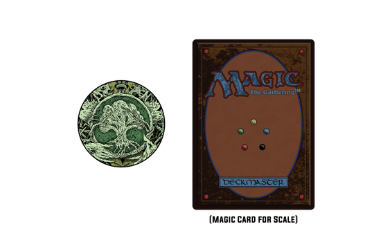 Magic: The Gathering - Infect Forest Pin - Pinfinity - Augmented Reality Collectible Pins