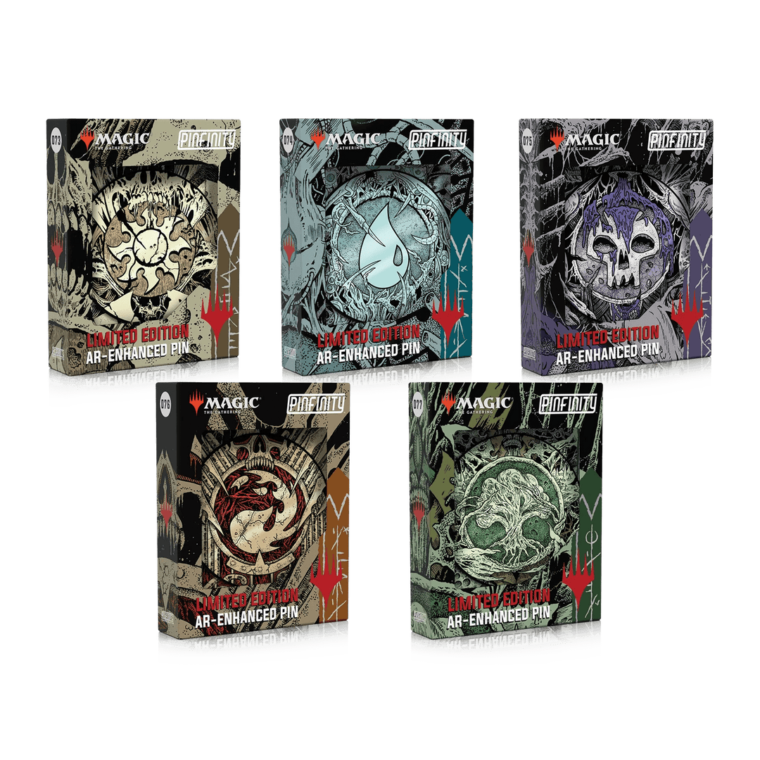 Magic: The Gathering - Infect Mana Set - Pinfinity - Augmented Reality Collectible Pins