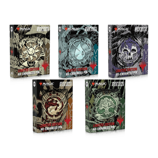 Magic: The Gathering - Infect Mana Set - Pinfinity - Augmented Reality Collectible Pins