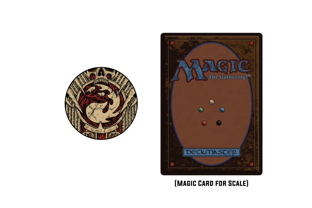 Magic: The Gathering - Infect Mountain Pin - Pinfinity - Augmented Reality Collectible Pins