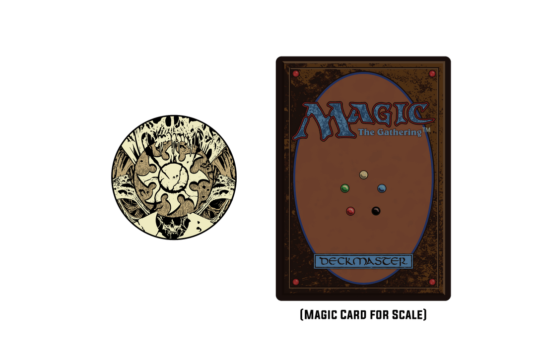 Magic: The Gathering - Infect Plains Pin - Pinfinity - Augmented Reality Collectible Pins
