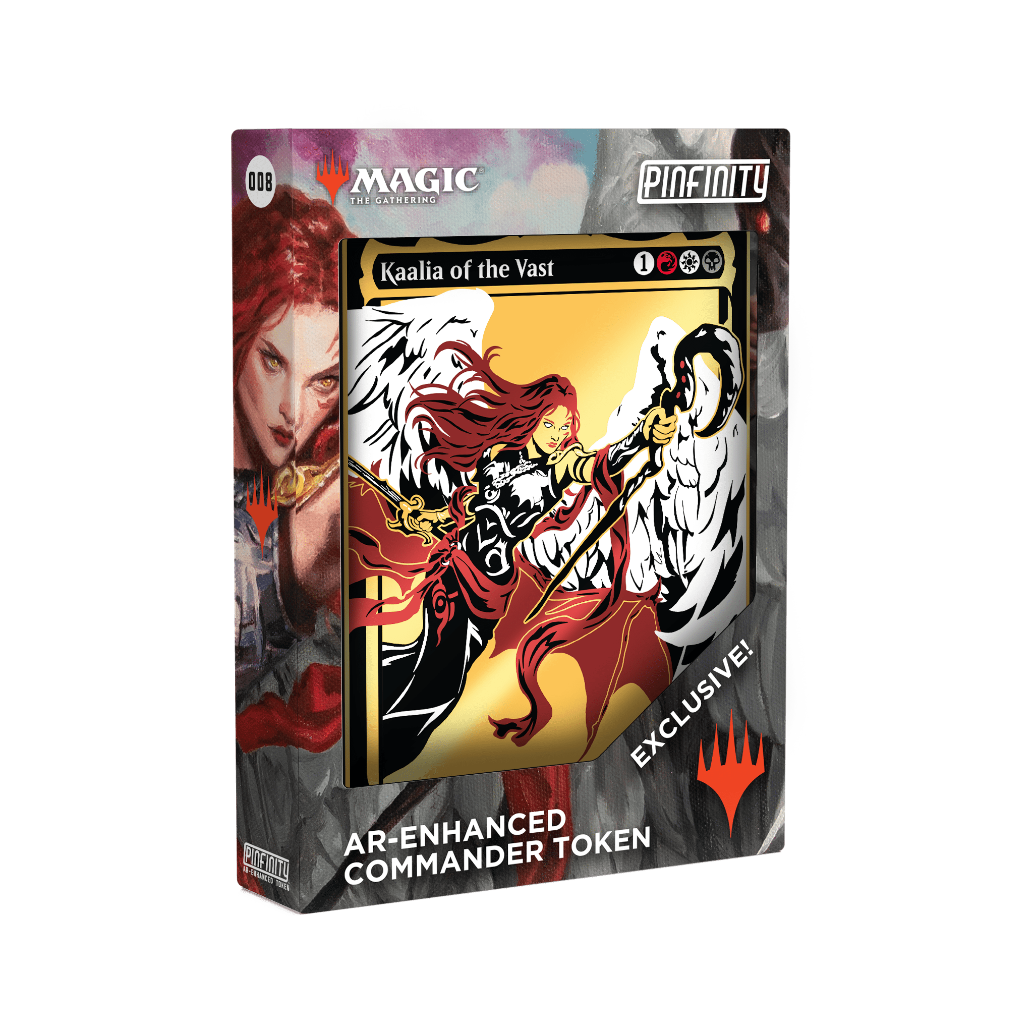 Magic: The Gathering - Kaalia of the Vast Commander Token - Pinfinity - Augmented Reality Collectible Pins