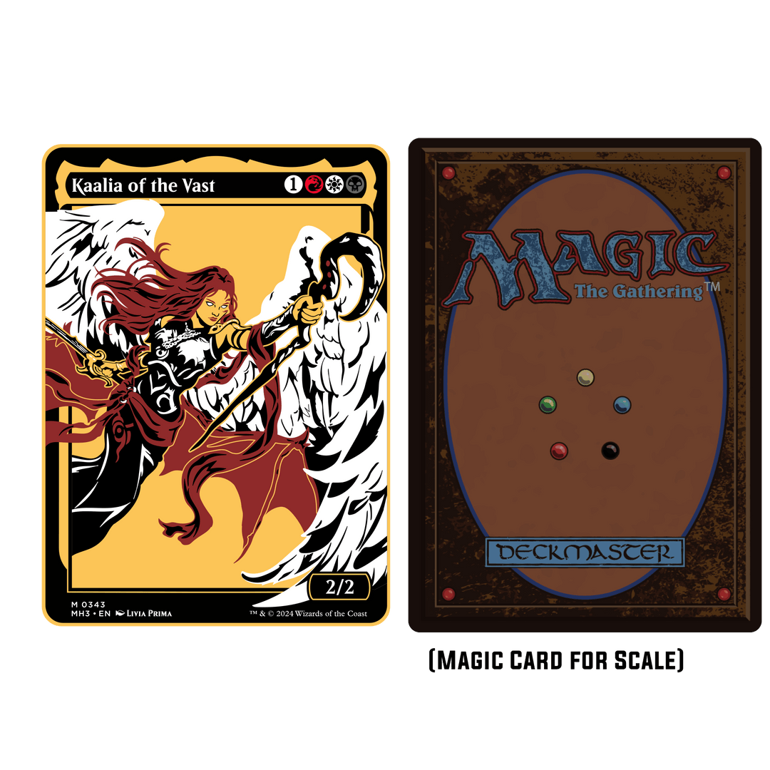 mtg card back image high resolution Magic: The Gathering - Kaalia of the Vast Commander Token – Pinfinity