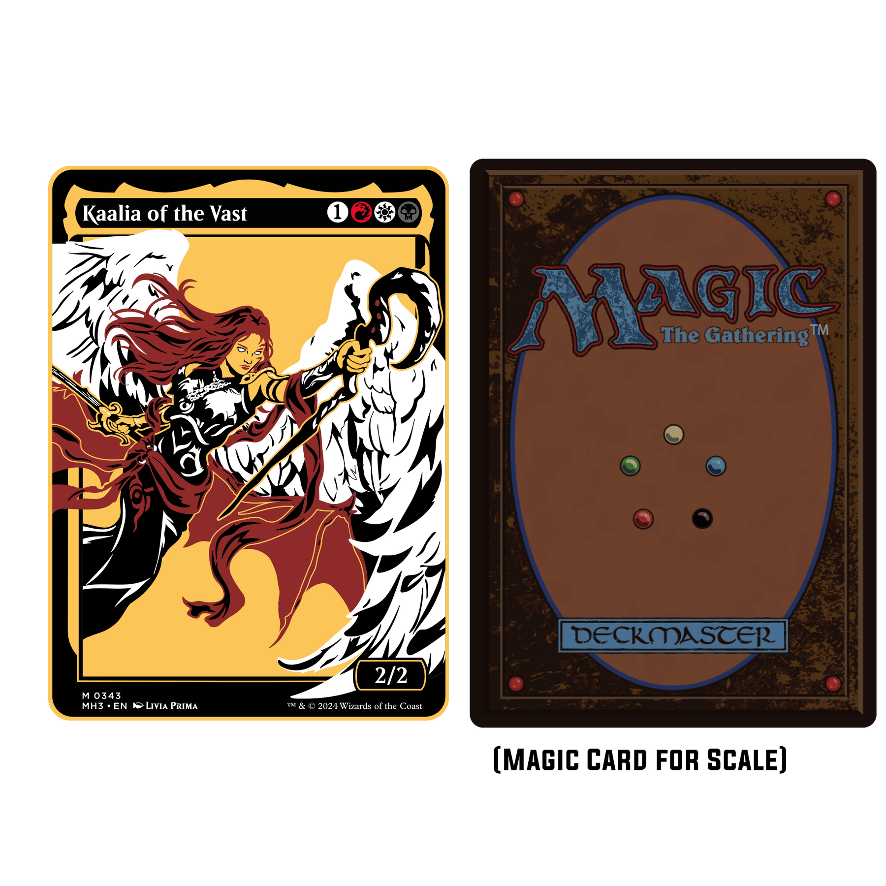 Magic: The Gathering - Kaalia of the Vast Commander Token Pinfinity - Augmented Reality Collectible Pins Magic: The Gathering - Kaalia of the Vast Commander Token Pinfinity - Augmented Reality Collectible Pins