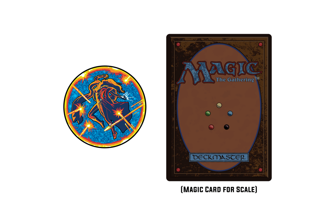 Magic: The Gathering - Limited Edition: Force of Negation Glitter Variant - Pinfinity - Augmented Reality Collectible Pins