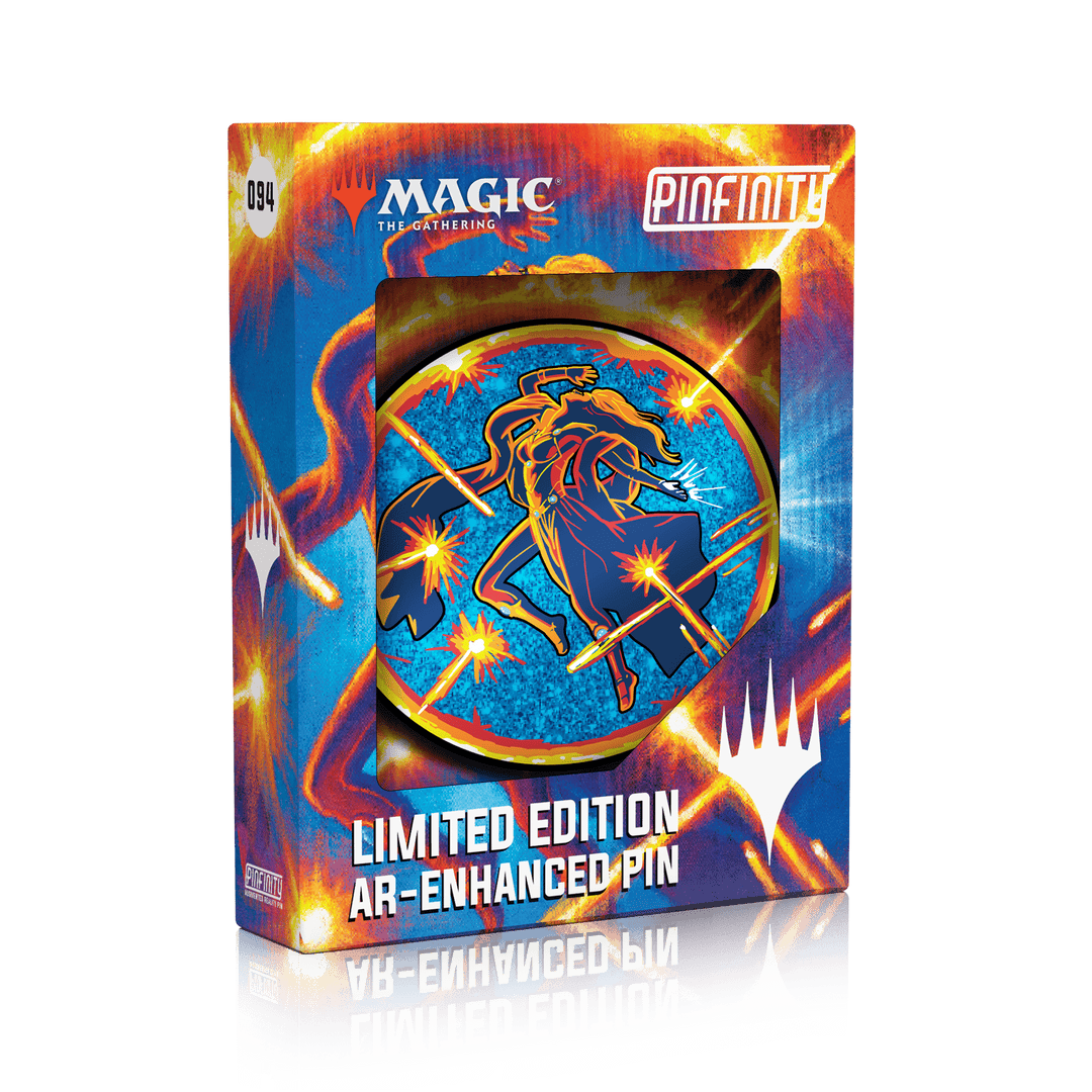 Magic: The Gathering - Limited Edition: Force of Negation Glitter Variant - Pinfinity - Augmented Reality Collectible Pins