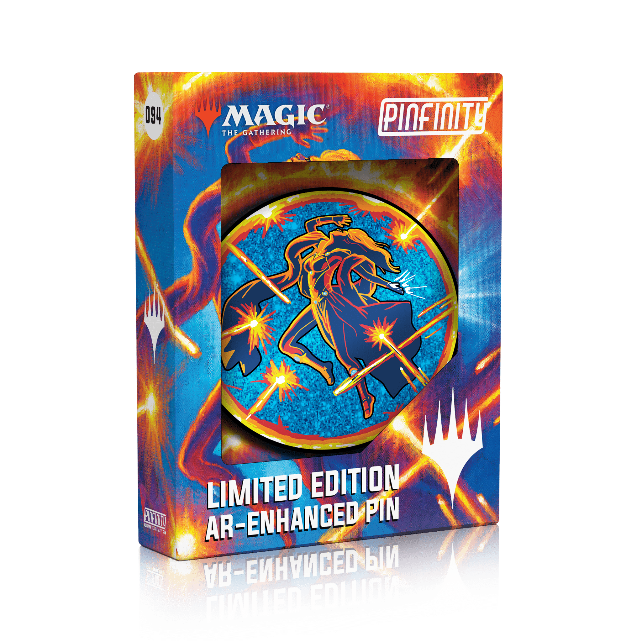 Magic: The Gathering - Limited Edition: Force of Negation Glitter Variant - Pinfinity - Augmented Reality Collectible Pins