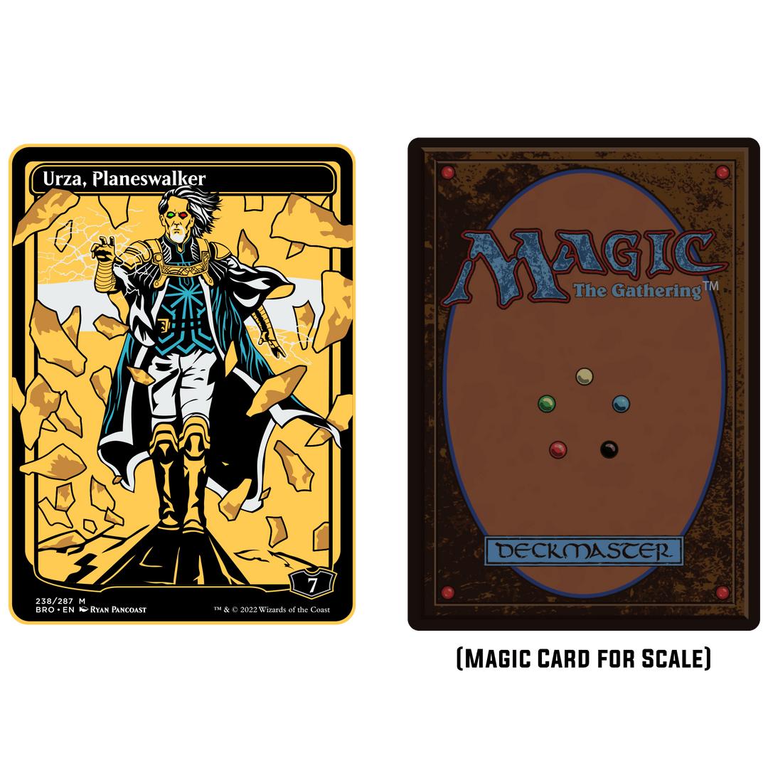 Magic: the Gathering - Limited Edition: Urza Planeswalker XL Pin - Pinfinity - Augmented Reality Collectible Pins