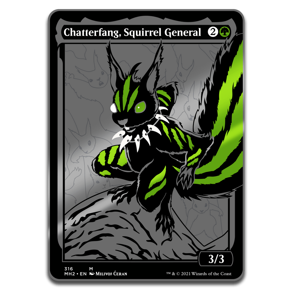 Magic: The Gathering - Member's Exclusive Chatterfang Commander Token - Pinfinity - Augmented Reality Collectible Pins