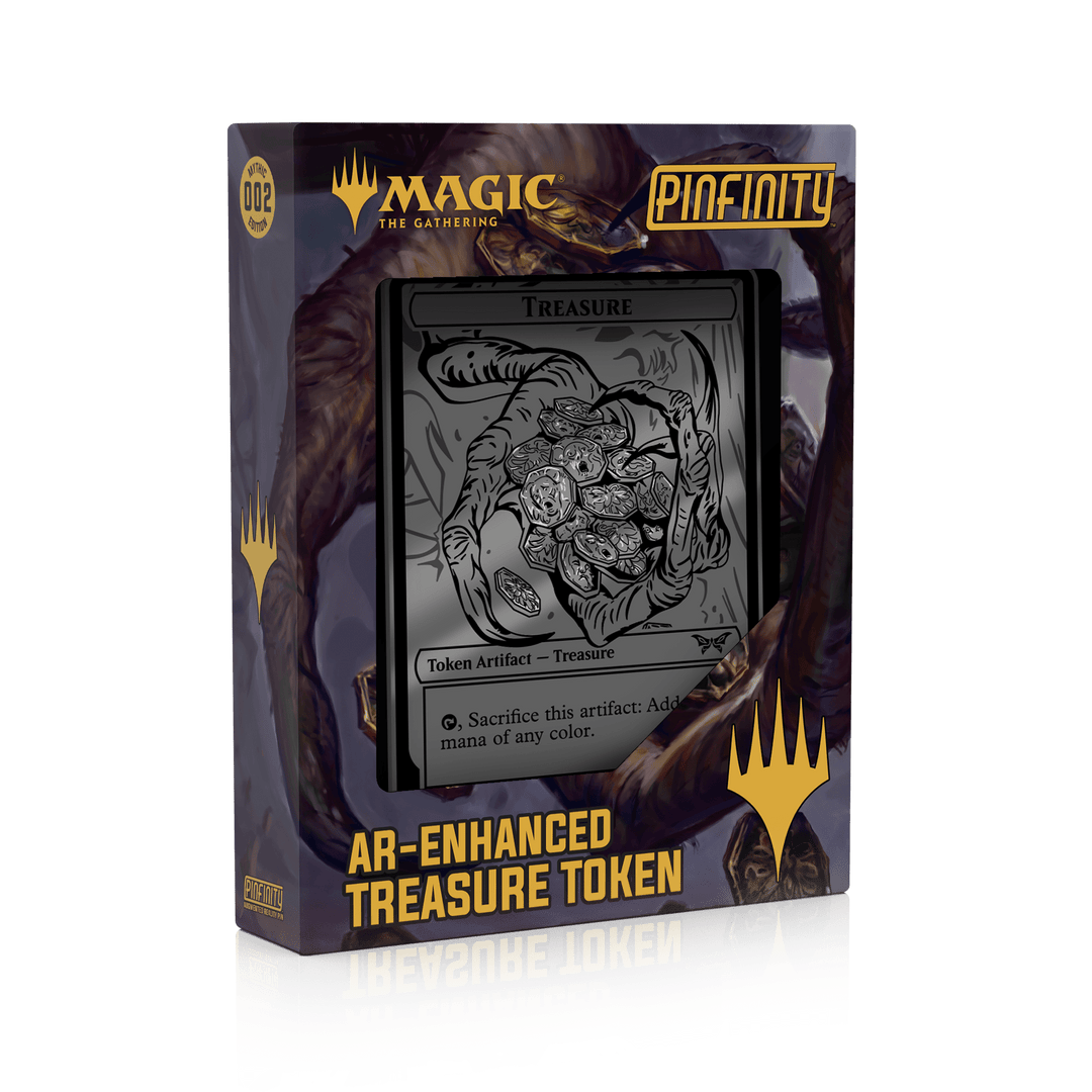 Magic: The Gathering - Members Exclusive DSK Treasure Token - Pinfinity - Augmented Reality Collectible Pins