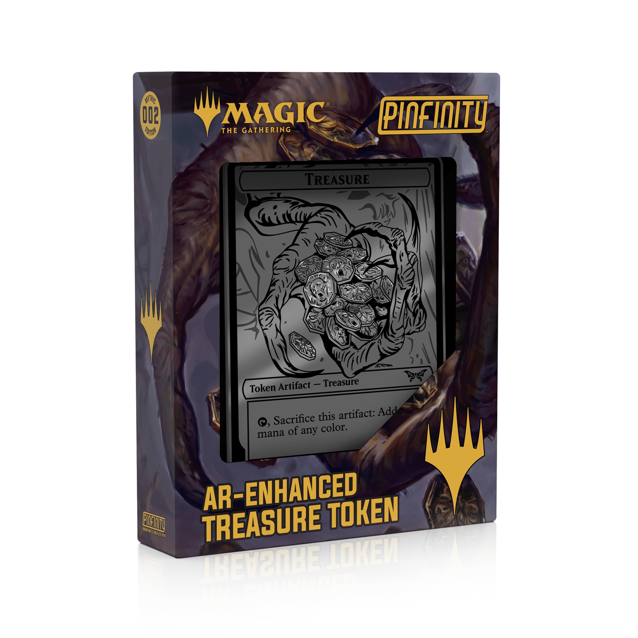 Magic: The Gathering - Members Exclusive DSK Treasure Token - Pinfinity - Augmented Reality Collectible Pins