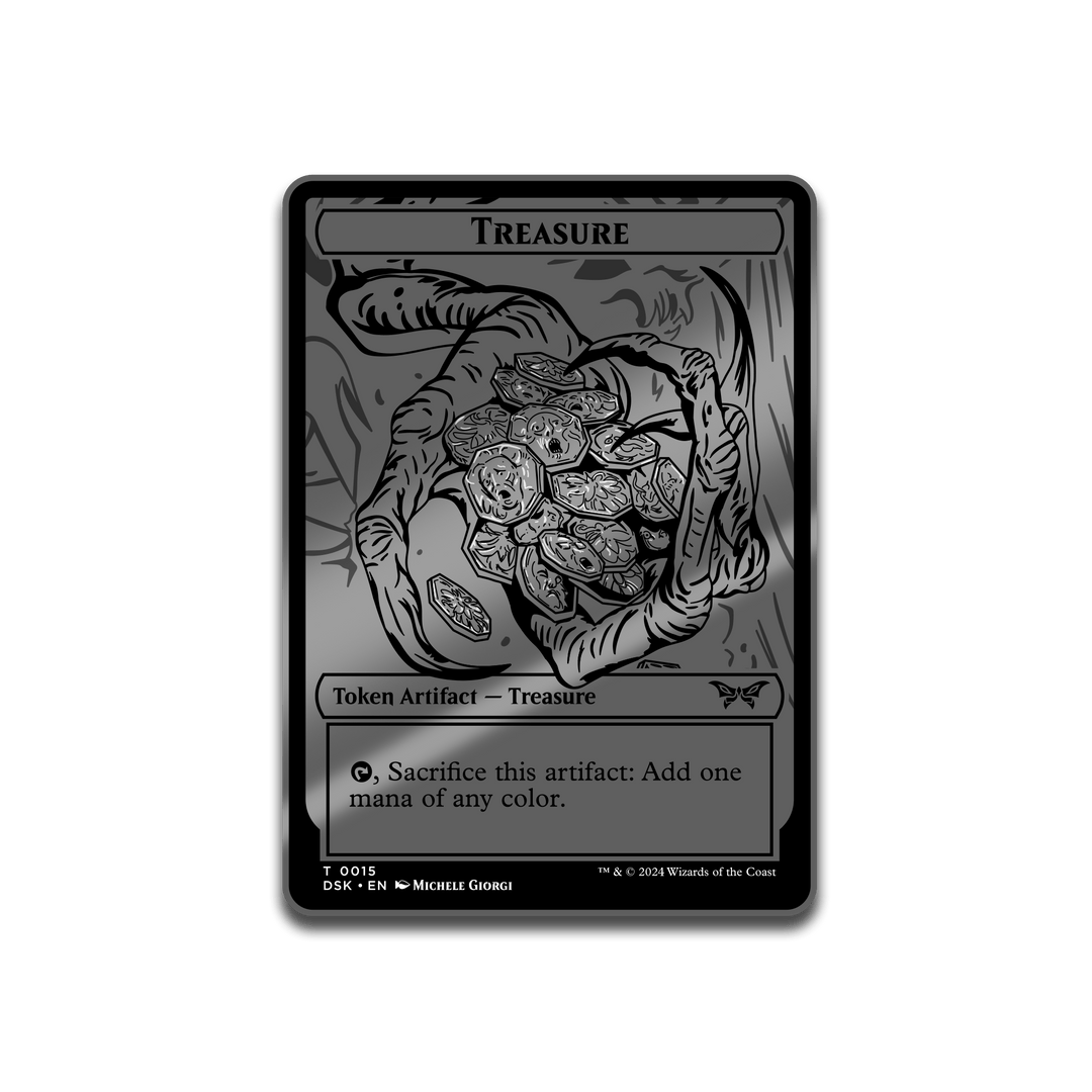 Magic: The Gathering - Members Exclusive DSK Treasure Token - Pinfinity - Augmented Reality Collectible Pins