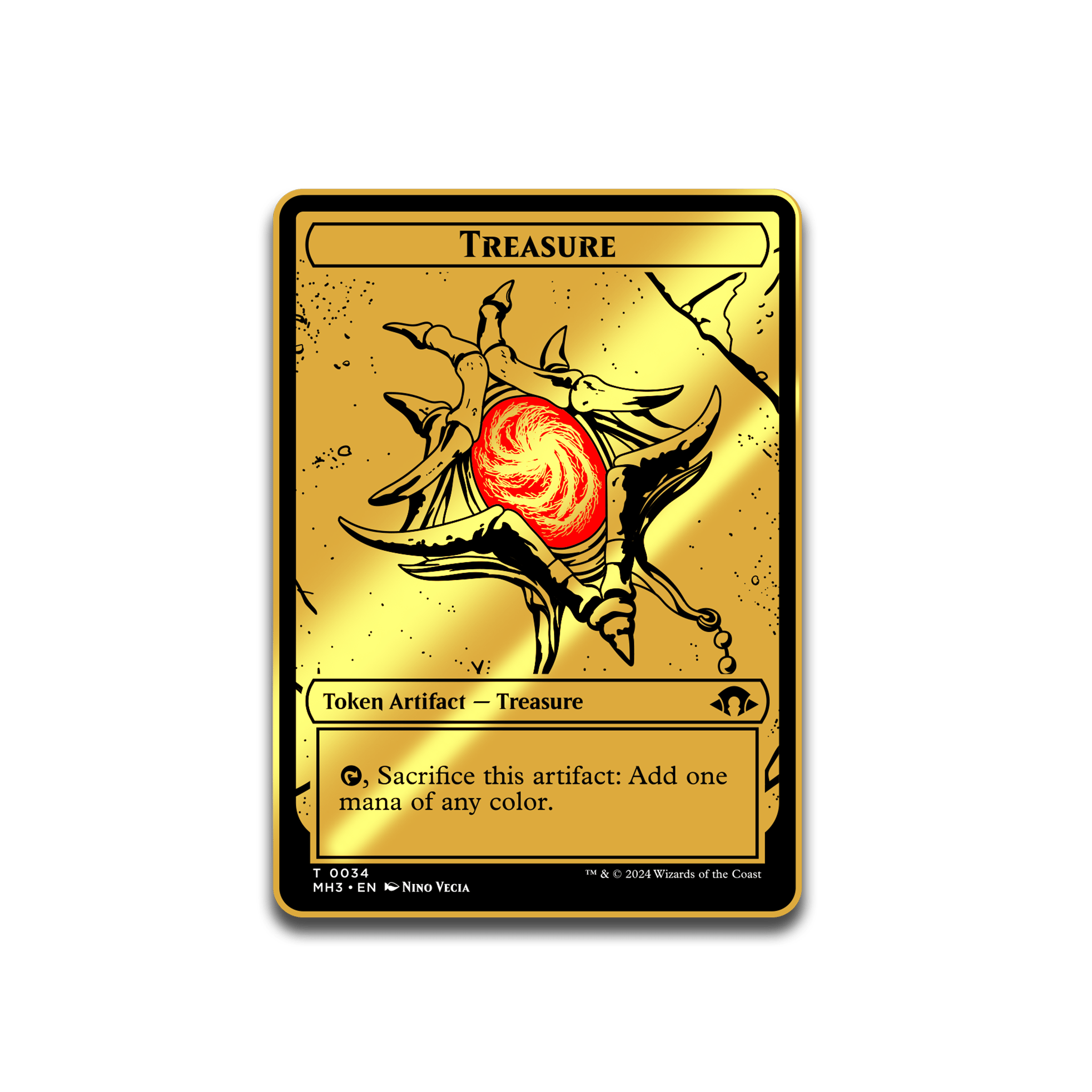 Magic: The Gathering - MH3 Treasure Token – Pinfinity - Augmented ...