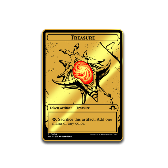 Magic: The Gathering - MH3 Treasure Token – Pinfinity - Augmented ...