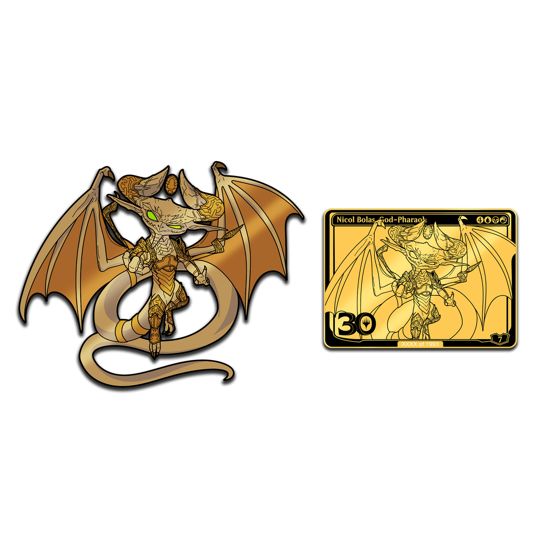 Magic: The Gathering - Mythic Edition XL Chibi Nicol Bolas Pin - Pinfinity - Augmented Reality Collectible Pins