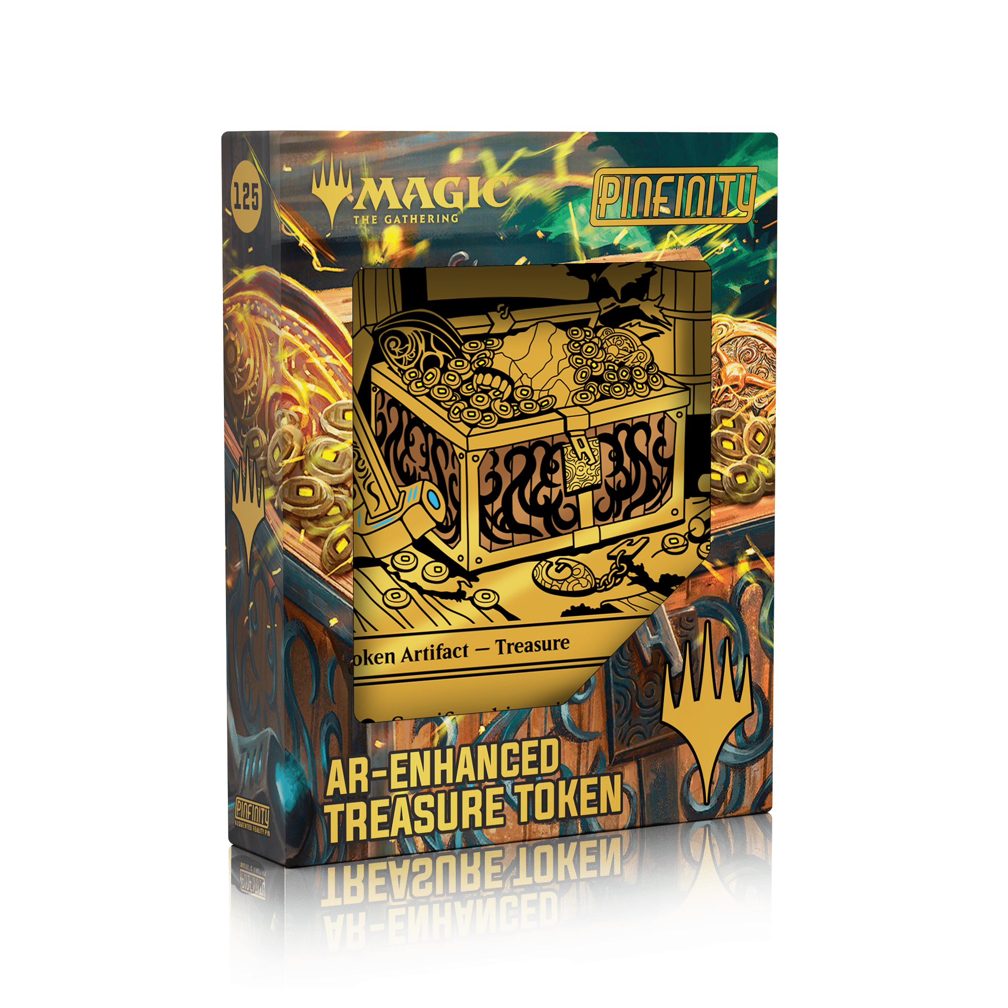 Magic: The Gathering - OTJ Treasure Token - Pinfinity - Augmented Reality Collectible Pins