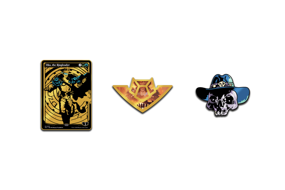 Magic: The Gathering - Outlaws of Thunder Junction Pin Set - Pinfinity - Augmented Reality Collectible Pins