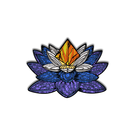 Magic: The Gathering - Radiant Lotus (Glitter Mythic Edition) - Pinfinity - Augmented Reality Collectible Pins