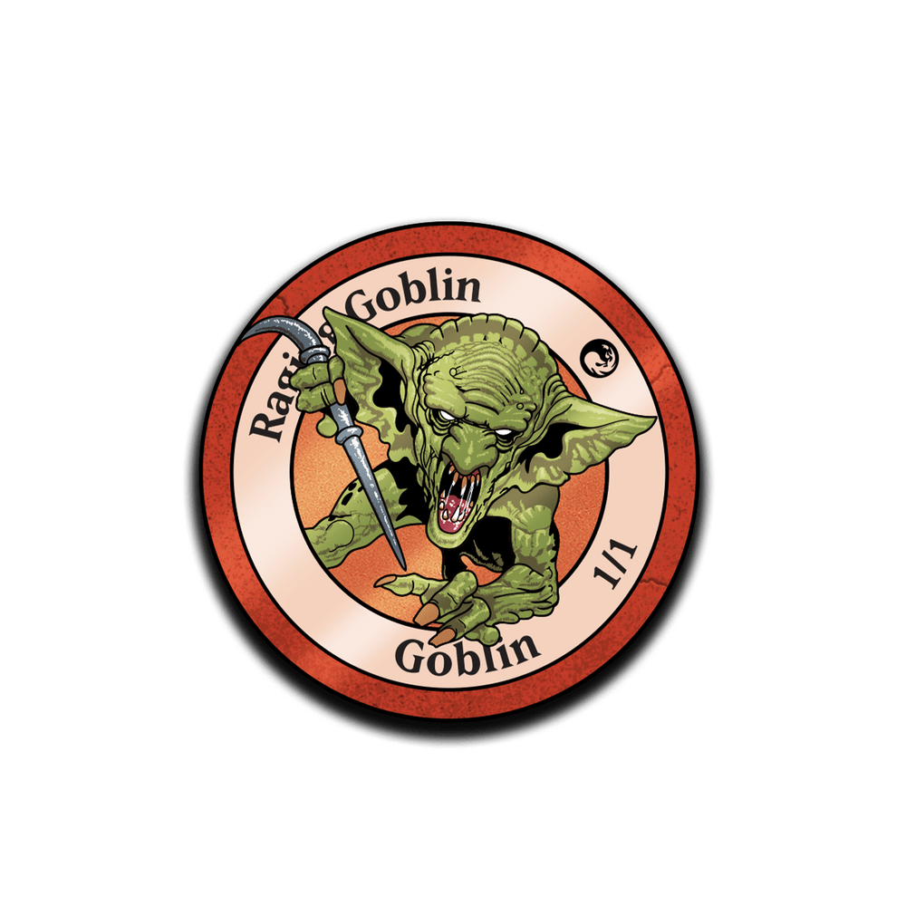 Magic: The Gathering - Raging Goblin (Snoddy) AR Pin - Pinfinity - Augmented Reality Collectible Pins