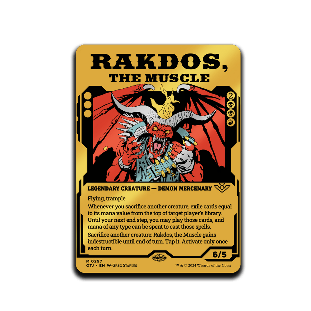 Magic: The Gathering - Rakdos, The Muscle AR Pin - Pinfinity - Augmented Reality Collectible Pins