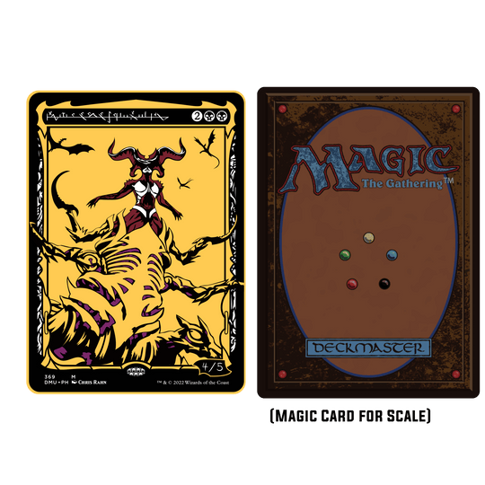 Magic: The Gathering - Sheoldred the Apocalypse (Phyrexian) Commander Token - Pinfinity - Augmented Reality Collectible Pins