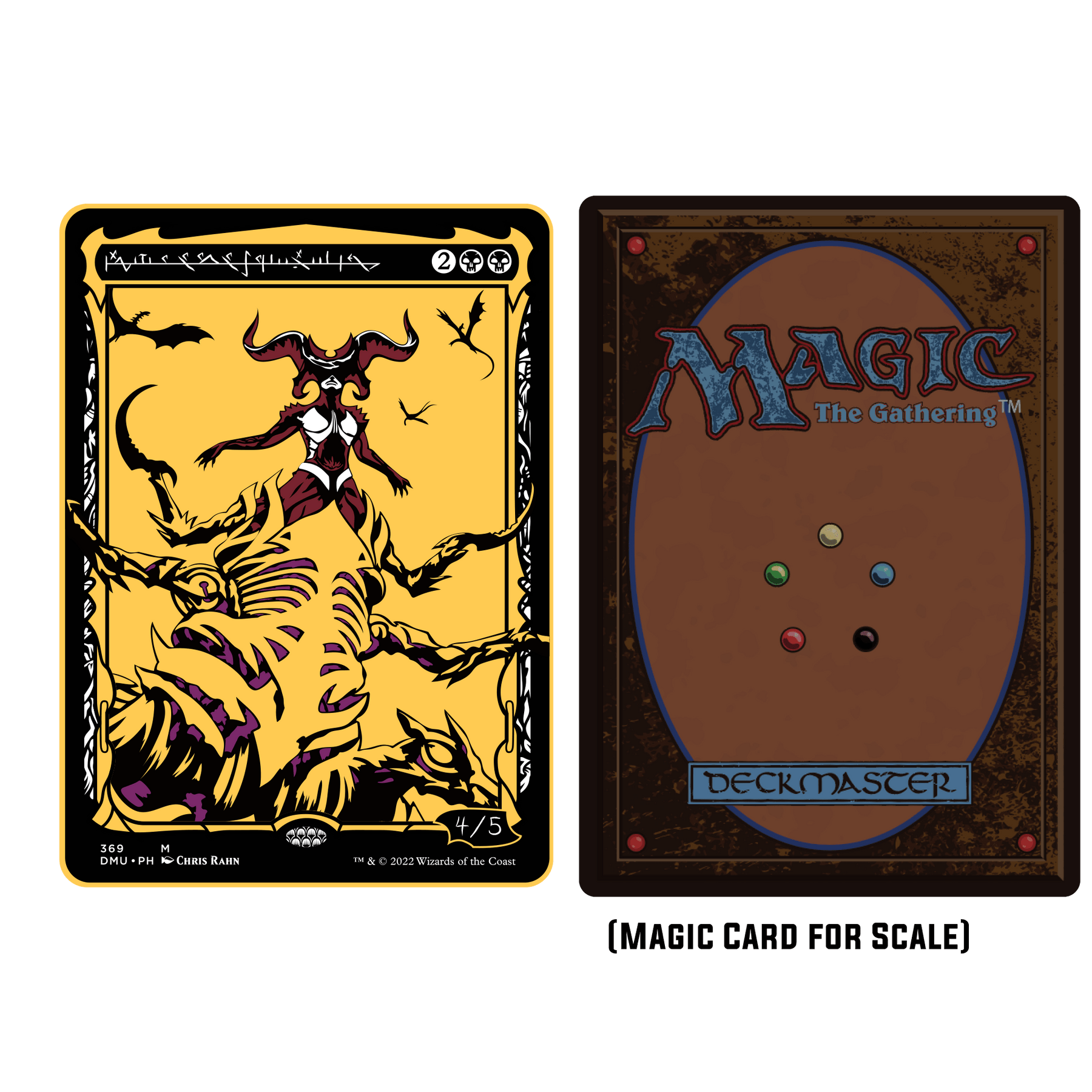 mtg card back pen stroke Magic: The Gathering - Sheoldred the Apocalypse (Phyrexian) Commander – Pinfinity