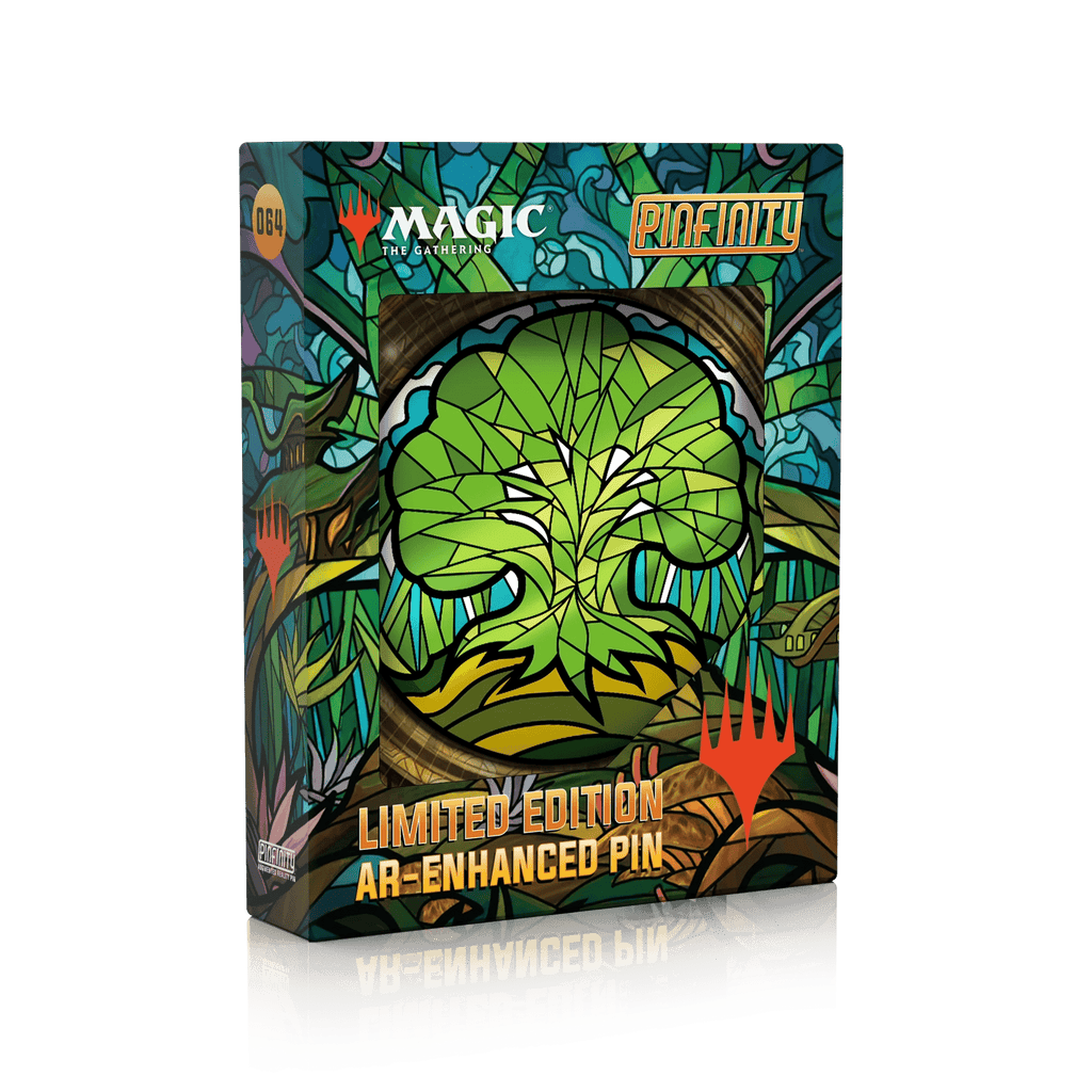 Magic: the Gathering - Stained Glass Forest Pin – Pinfinity