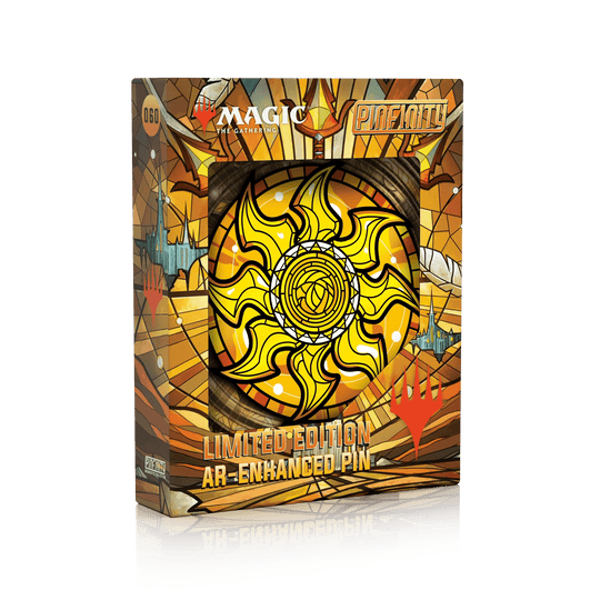 Magic: the Gathering - Stained Glass Plains Pin - Pinfinity - Augmented Reality Collectible Pins