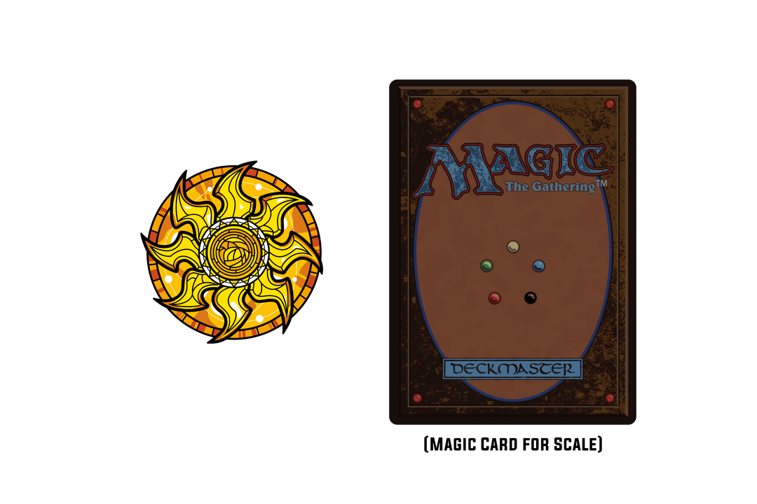 Magic: the Gathering - Stained Glass Plains Pin Magic: the Gathering - Stained Glass Plains Pin