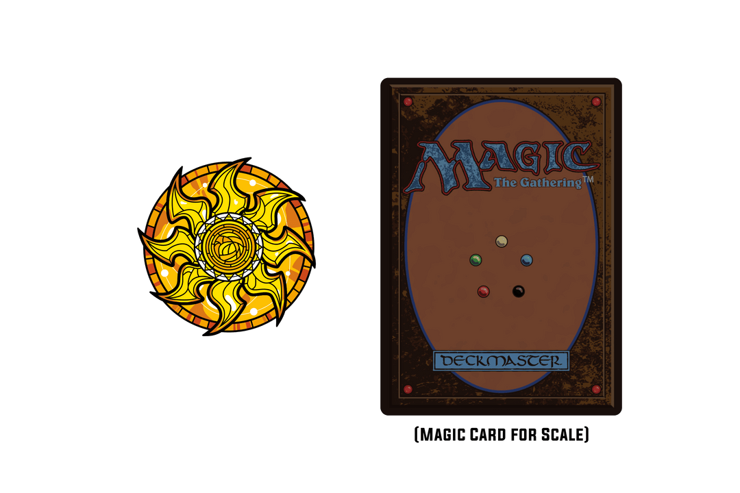 Magic: the Gathering - Stained Glass Plains Pin - Pinfinity - Augmented Reality Collectible Pins