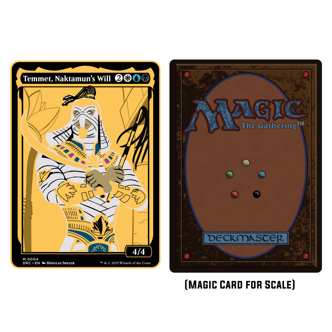 Magic: The Gathering - Temmet, Naktamun's Will - Pinfinity - Augmented Reality Collectible Pins