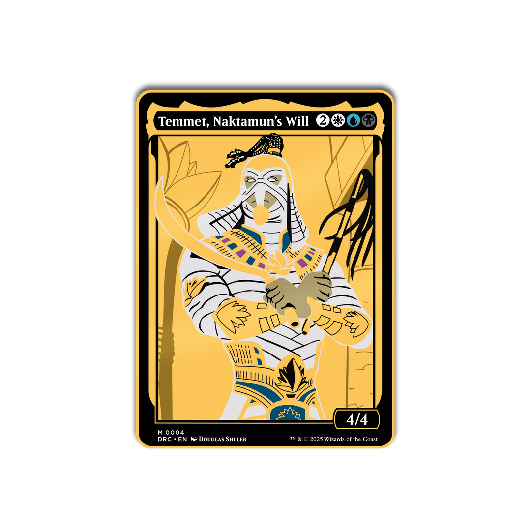 Magic: The Gathering - Temmet, Naktamun's Will - Pinfinity - Augmented Reality Collectible Pins