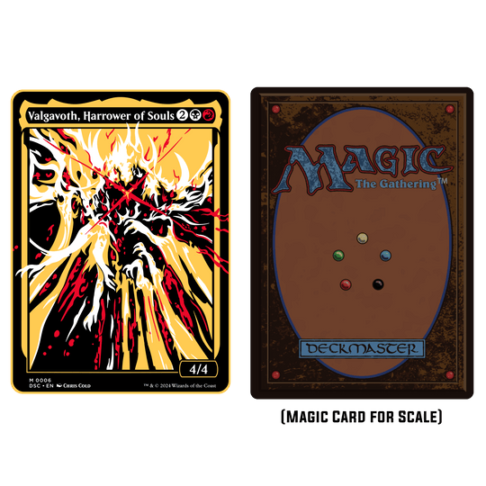 Magic: The Gathering - Valgavoth Harrower of Souls Commander Token - Pinfinity - Augmented Reality Collectible Pins