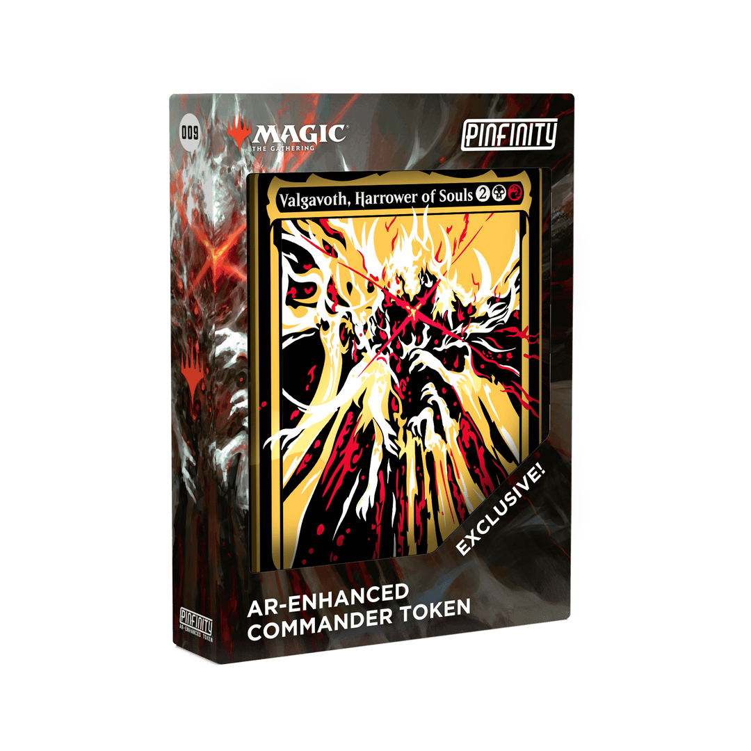 Magic: The Gathering - Valgavoth Harrower of Souls Commander Token - Pinfinity - Augmented Reality Collectible Pins