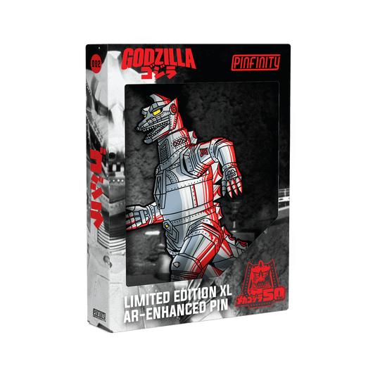 Mechagodzilla XL AR Pin (Showa Era) - Pinfinity - Augmented Reality Collectible Pins