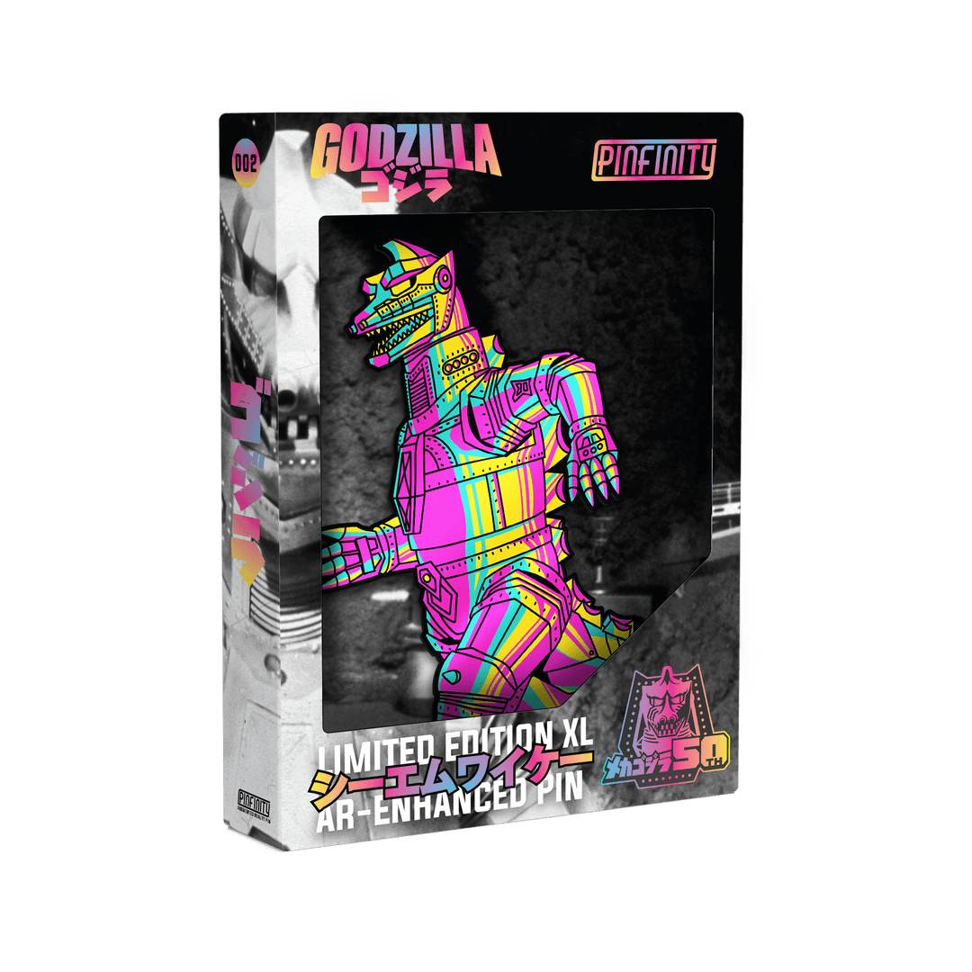 Mechagodzilla XL CMYK Edition AR Pin (Showa Era) – Pinfinity Mechagodzilla XL CMYK Edition AR Pin (Showa Era) – Pinfinity