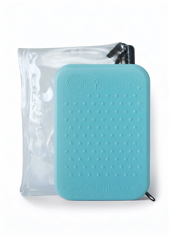 Mini PinFolio Board with Safe'N'Go Pouch - Pinfinity - Augmented Reality Collectible Pins
