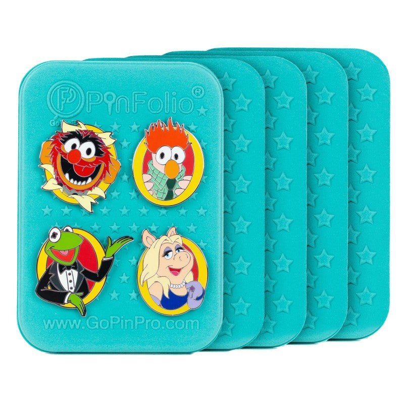 Mini PinFolio Boards – Compact Pin Display & Storage | Set of 5 - Pinfinity - Augmented Reality Collectible Pins