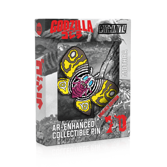 Mothra Showa Era AR Pin - Pinfinity - Augmented Reality Collectible Pins