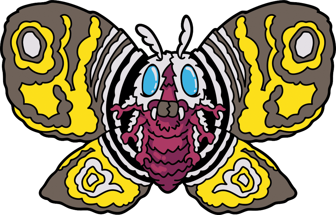 Mothra Showa Era AR Pin - Pinfinity - Augmented Reality Collectible Pins