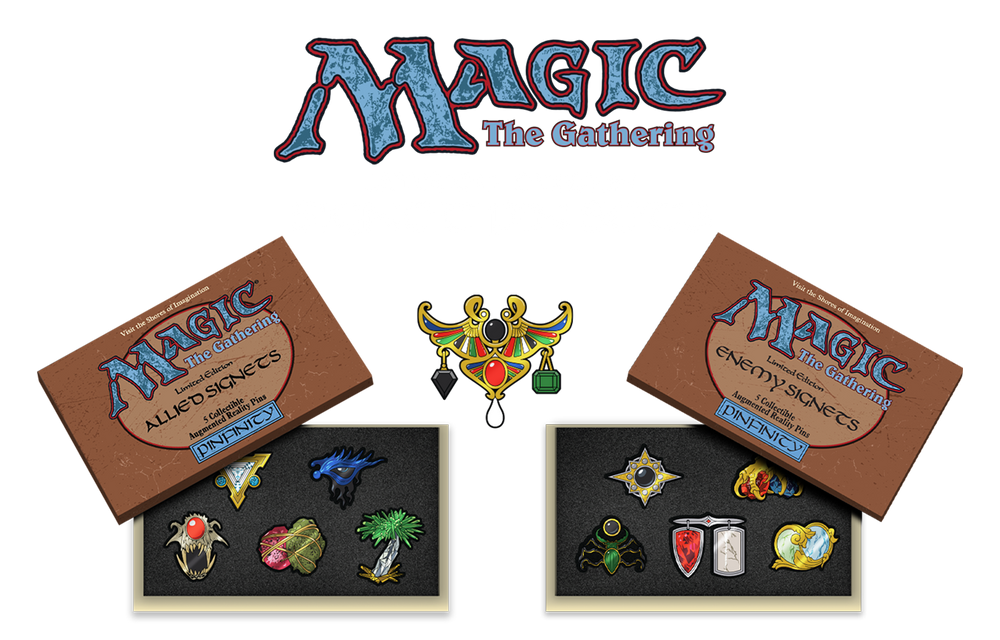Limited Edition Allied and Enemy Signet AR Pin Sets Pinfinity - Augmented Reality Collectible Pins Limited Edition Allied and Enemy Signet AR Pin Sets Pinfinity - Augmented Reality Collectible Pins