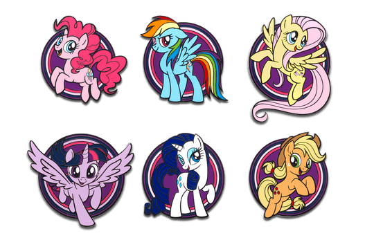 My Little Pony Pin Set - Pinfinity - Augmented Reality Collectible Pins