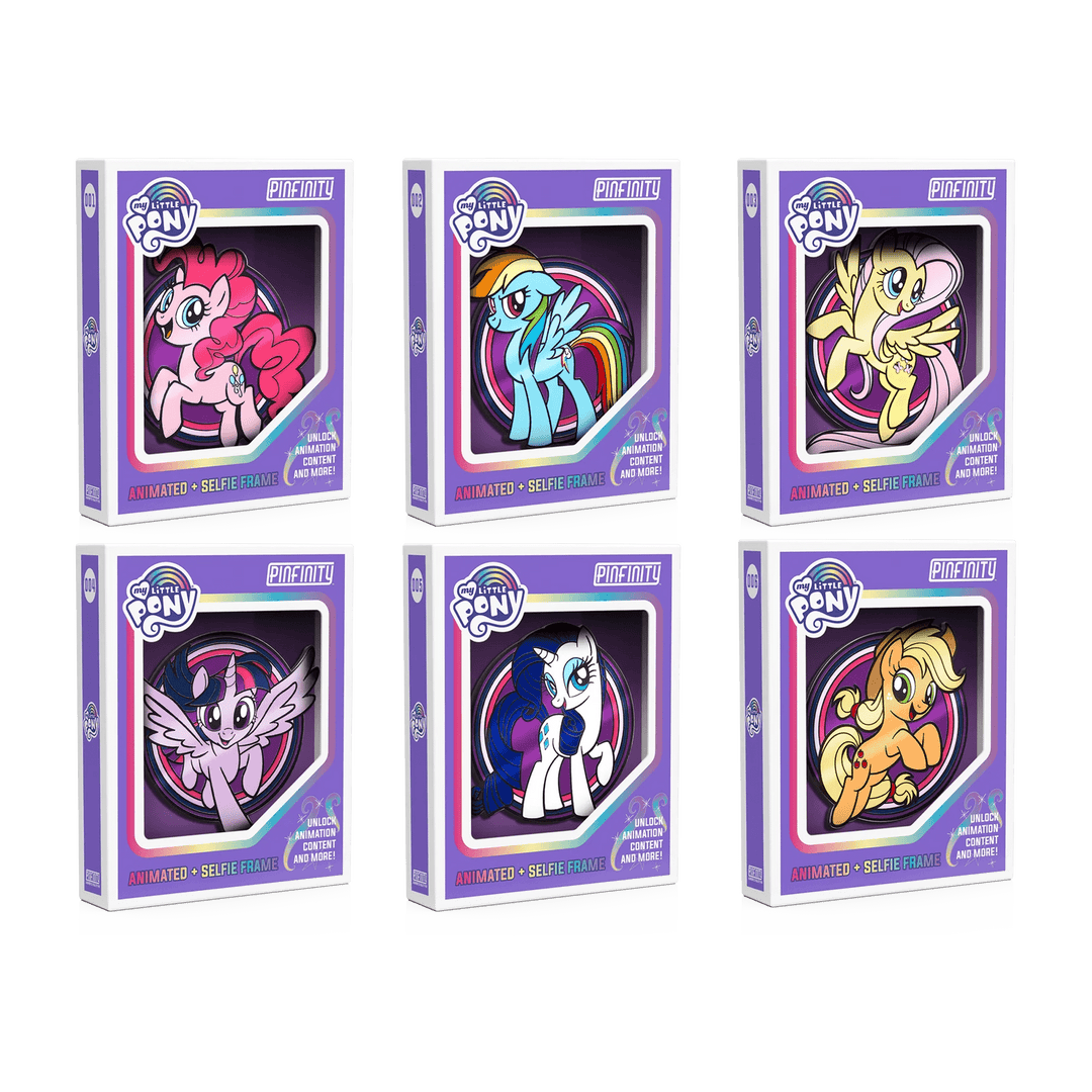 My Little Pony Pin Set - Pinfinity - Augmented Reality Collectible Pins