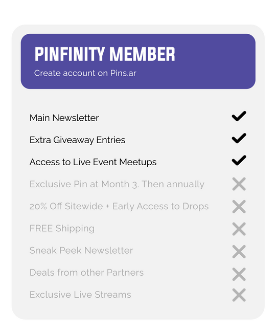 Join Pinfinity+ – Pinfinity - Augmented Reality Collectible Pins
