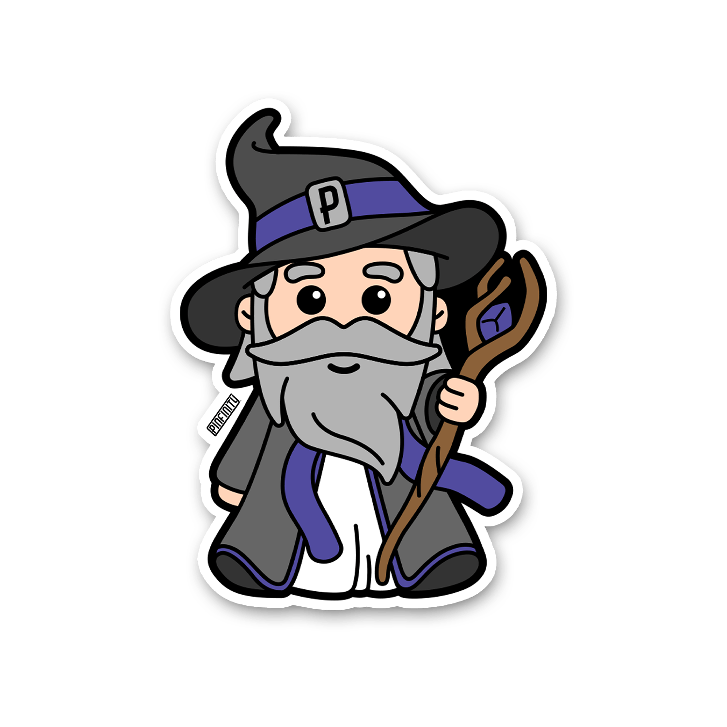 Pinfinity Walter the Wizard AR Sticker - Pinfinity - Augmented Reality Collectible Pins