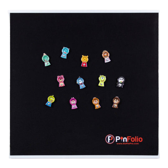 PinFolio® 2' x 2' Pin Board – Effortless Pin Display with Stick'N'Go® Technology | Safer Better Cork Alternative - Pinfinity - Augmented Reality Collectible Pins